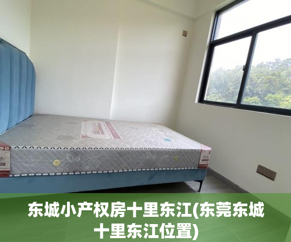 东城小产权房十里东江(东莞东城十里东江位置) 东城小产权房十里东江(东莞东城十里东江位置)