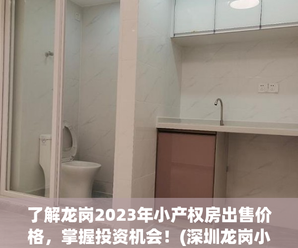 了解龙岗2023年小产权房出售价格，掌握投资机会！(深圳龙岗小产权房最新政策2019)