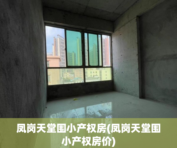 凤岗天堂围小产权房(凤岗天堂围小产权房价)