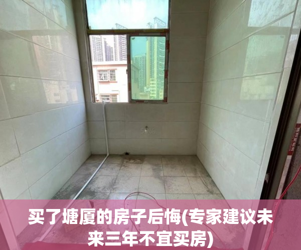买了塘厦的房子后悔(专家建议未来三年不宜买房) 买了塘厦的房子后悔(专家建议未来三年不宜买房)