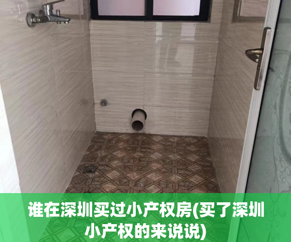 谁在深圳买过小产权房(买了深圳小产权的来说说) 谁在深圳买过小产权房(买了深圳小产权的来说说)