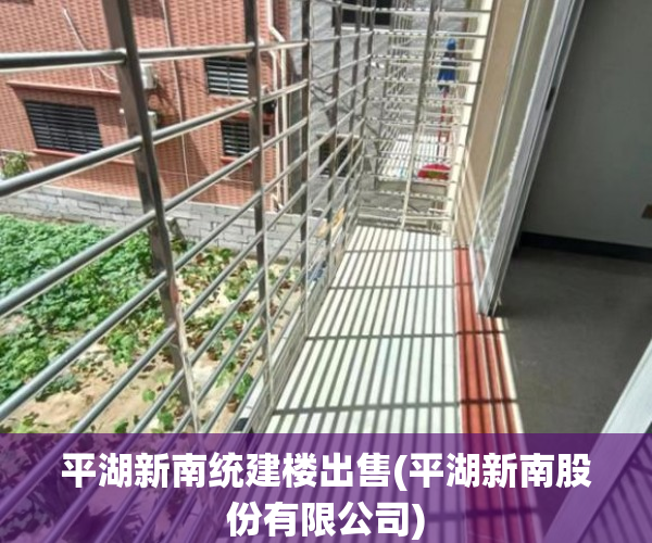 平湖新南统建楼出售(平湖新南股份有限公司) 平湖新南统建楼出售(平湖新南股份有限公司)