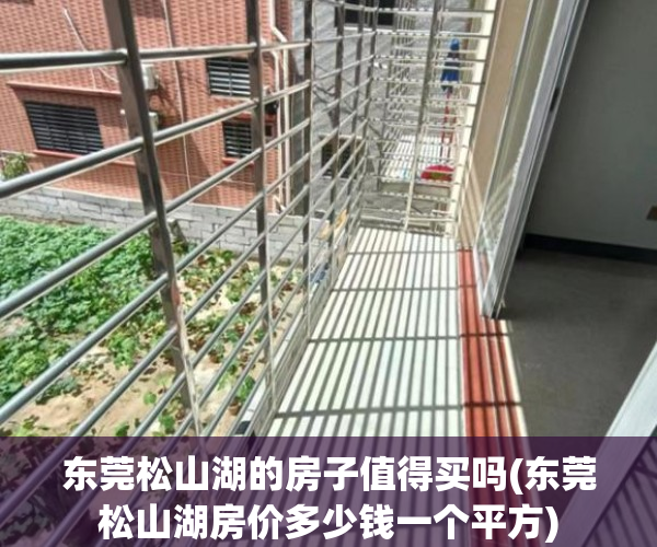东莞松山湖的房子值得买吗(东莞松山湖房价多少钱一个平方) 东莞松山湖的房子值得买吗(东莞松山湖房价多少钱一个平方)