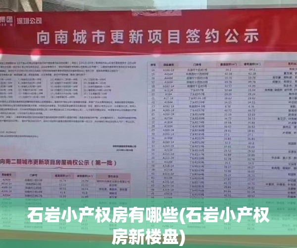 石岩小产权房有哪些(石岩小产权房新楼盘) 石岩小产权房有哪些(石岩小产权房新楼盘)