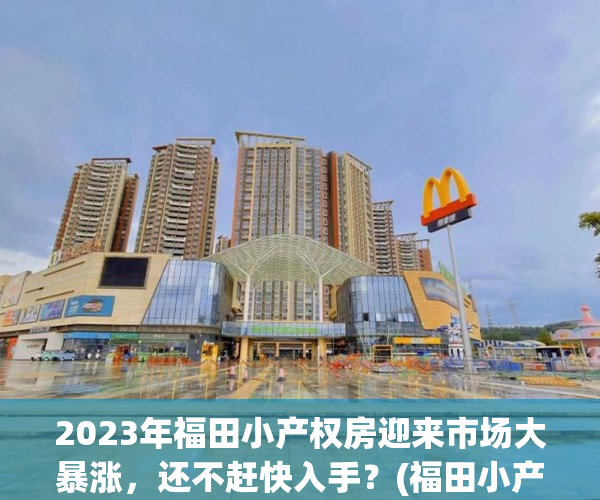 2023年福田小产权房迎来市场大暴涨，还不赶快入手？(福田小产权房新开盘)
