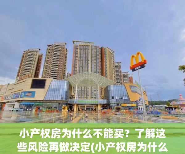 小产权房为什么不能买？了解这些风险再做决定(小产权房为什么不能买?有什么风险吗?)