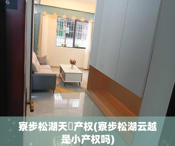 寮步松湖天玥产权(寮步松湖云越是小产权吗) 寮步松湖天玥产权(寮步松湖云越是小产权吗)