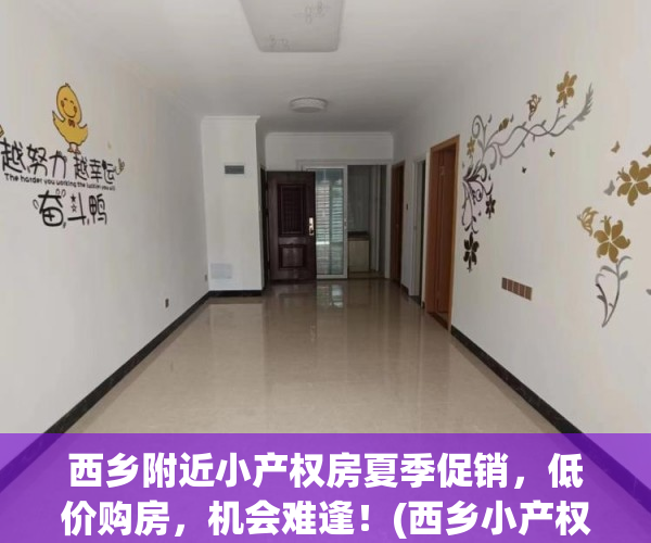 西乡附近小产权房夏季促销，低价购房，机会难逢！(西乡小产权房新开盘)