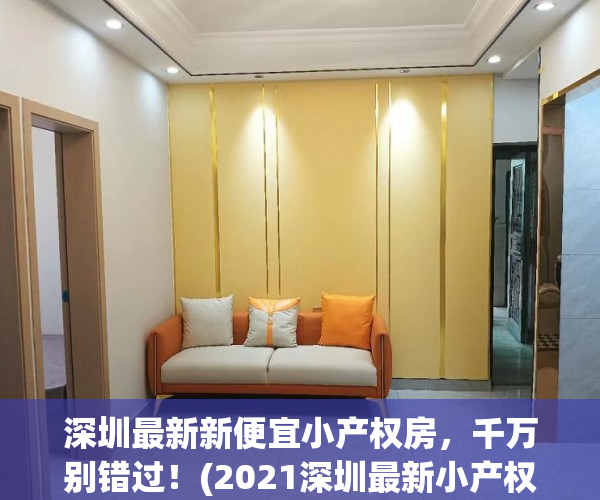 深圳最新新便宜小产权房，千万别错过！(2021深圳最新小产权房)
