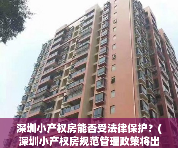 深圳小产权房能否受法律保护？(深圳小产权房规范管理政策将出台)