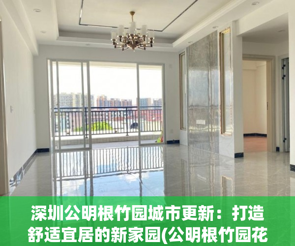 深圳公明根竹园城市更新：打造舒适宜居的新家园(公明根竹园花园二手房)