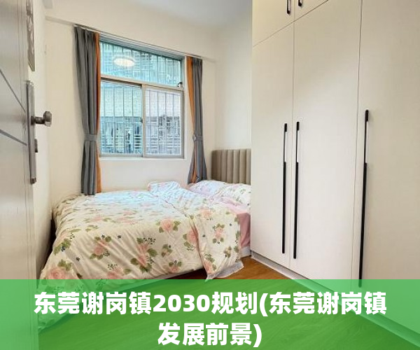 东莞谢岗镇2030规划(东莞谢岗镇发展前景) 东莞谢岗镇2030规划(东莞谢岗镇发展前景)