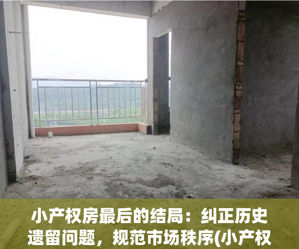 小产权房最后的结局：纠正历史遗留问题，规范市场秩序(小产权房将何去何从)