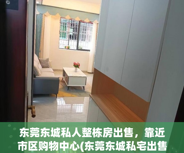 东莞东城私人整栋房出售，靠近市区购物中心(东莞东城私宅出售)