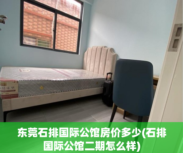 东莞石排国际公馆房价多少(石排国际公馆二期怎么样)
