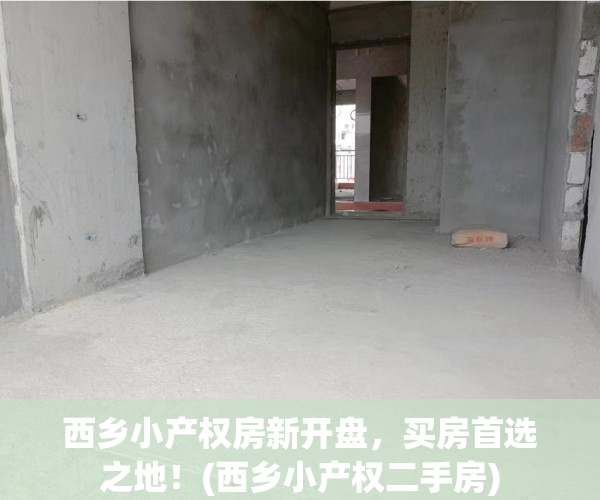 西乡小产权房新开盘，买房首选之地！(西乡小产权二手房)