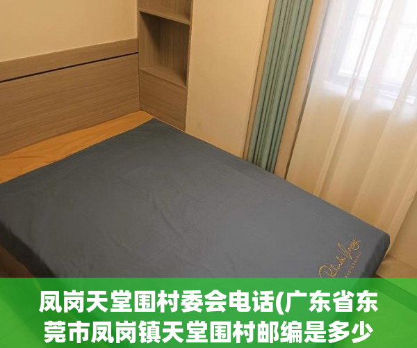 凤岗天堂围村委会电话(广东省东莞市凤岗镇天堂围村邮编是多少)