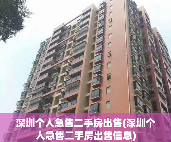 深圳个人急售二手房出售(深圳个人急售二手房出售信息) 深圳个人急售二手房出售(深圳个人急售二手房出售信息)
