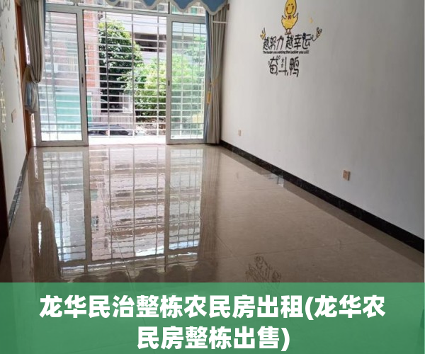 龙华民治整栋农民房出租(龙华农民房整栋出售)