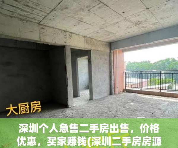 深圳个人急售二手房出售，价格优惠，买家赚钱(深圳二手房房源信息网)