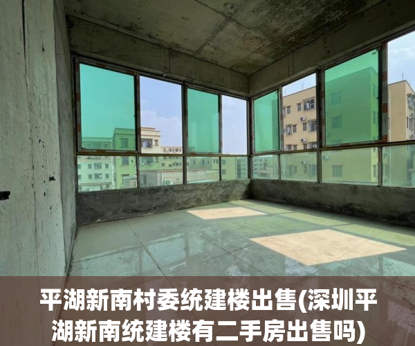 平湖新南村委统建楼出售(深圳平湖新南统建楼有二手房出售吗) 平湖新南村委统建楼出售(深圳平湖新南统建楼有二手房出售吗)