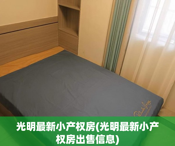 光明最新小产权房(光明最新小产权房出售信息) 光明最新小产权房(光明最新小产权房出售信息)