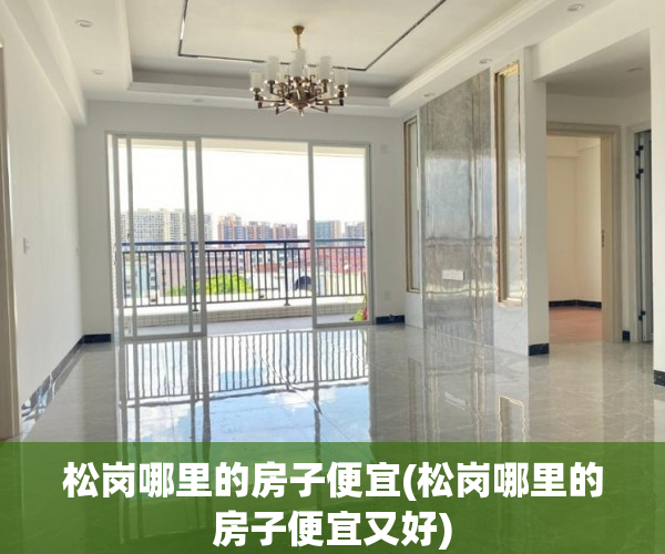 松岗哪里的房子便宜(松岗哪里的房子便宜又好)
