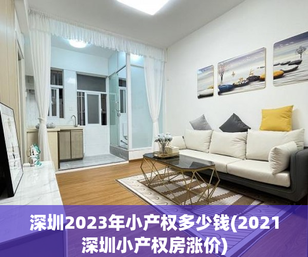 深圳2023年小产权多少钱(2021深圳小产权房涨价)