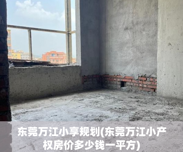 东莞万江小享规划(东莞万江小产权房价多少钱一平方) 东莞万江小享规划(东莞万江小产权房价多少钱一平方)