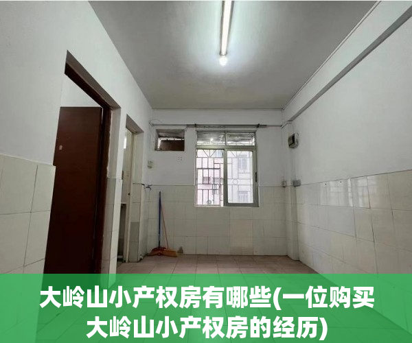 大岭山小产权房有哪些(一位购买大岭山小产权房的经历) 大岭山小产权房有哪些(一位购买大岭山小产权房的经历)