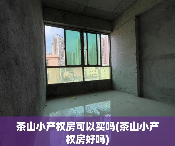 茶山小产权房可以买吗(茶山小产权房好吗) 茶山小产权房可以买吗(茶山小产权房好吗)