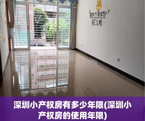 深圳小产权房有多少年限(深圳小产权房的使用年限) 深圳小产权房有多少年限(深圳小产权房的使用年限)