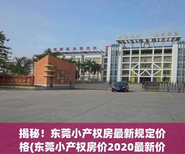 揭秘！东莞小产权房最新规定价格(东莞小产权房价2020最新价格)