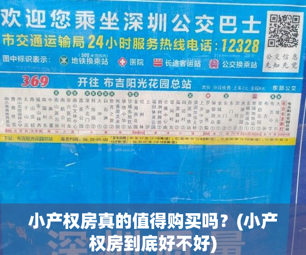 小产权房真的值得购买吗？(小产权房到底好不好)