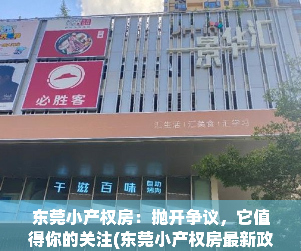 东莞小产权房：抛开争议，它值得你的关注(东莞小产权房最新政策2020阳光网)