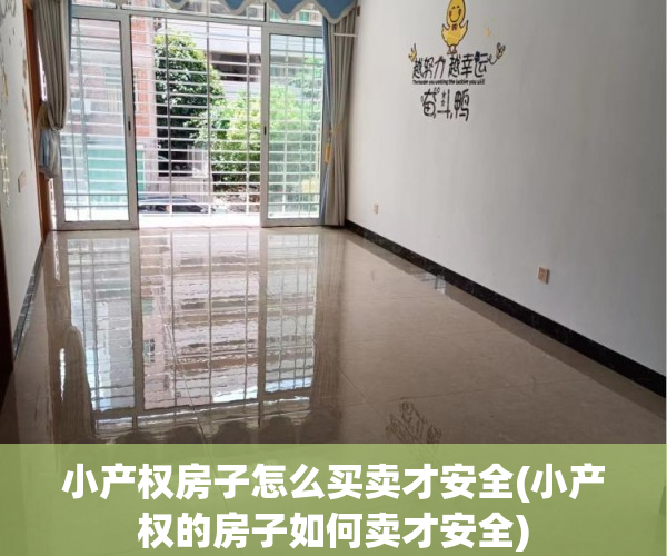 小产权房子怎么买卖才安全(小产权的房子如何卖才安全)