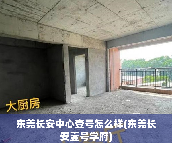 东莞长安中心壹号怎么样(东莞长安壹号学府) 东莞长安中心壹号怎么样(东莞长安壹号学府)