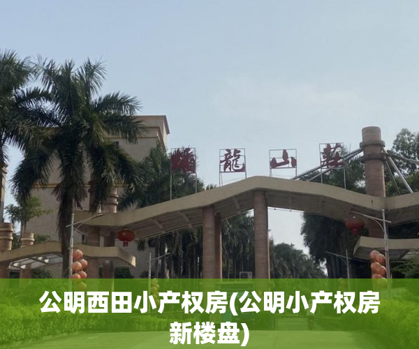 公明西田小产权房(公明小产权房新楼盘) 公明西田小产权房(公明小产权房新楼盘)