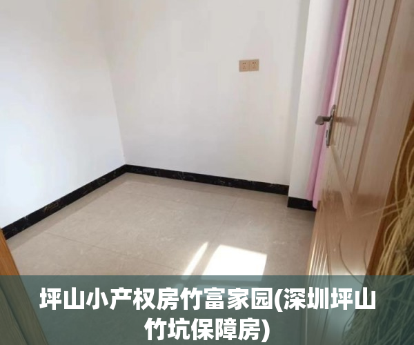 坪山小产权房竹富家园(深圳坪山竹坑保障房) 坪山小产权房竹富家园(深圳坪山竹坑保障房)