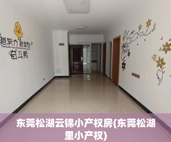 东莞松湖云锦小产权房(东莞松湖里小产权) 东莞松湖云锦小产权房(东莞松湖里小产权)