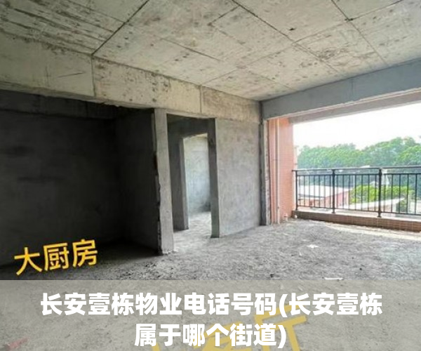 长安壹栋物业电话号码(长安壹栋属于哪个街道)
