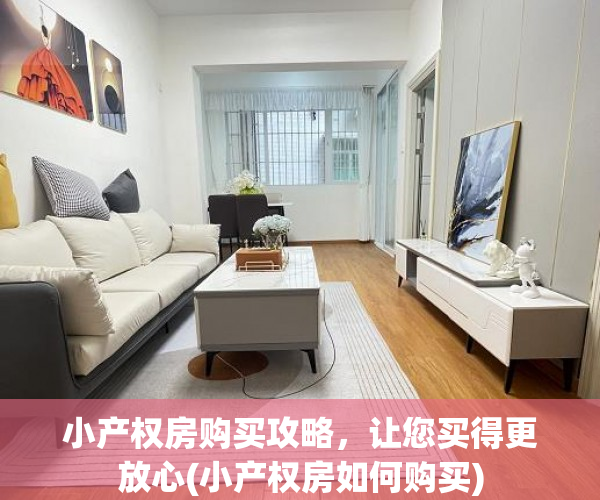 小产权房购买攻略，让您买得更放心(小产权房如何购买)