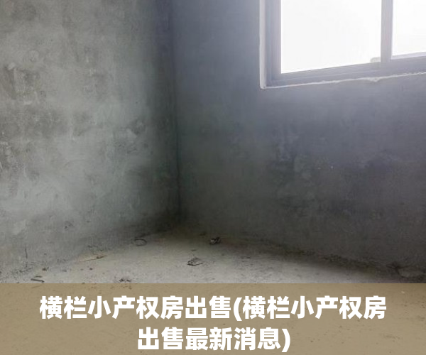 横栏小产权房出售(横栏小产权房出售最新消息) 横栏小产权房出售(横栏小产权房出售最新消息)