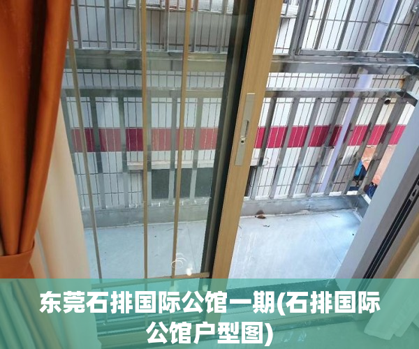 东莞石排国际公馆一期(石排国际公馆户型图)