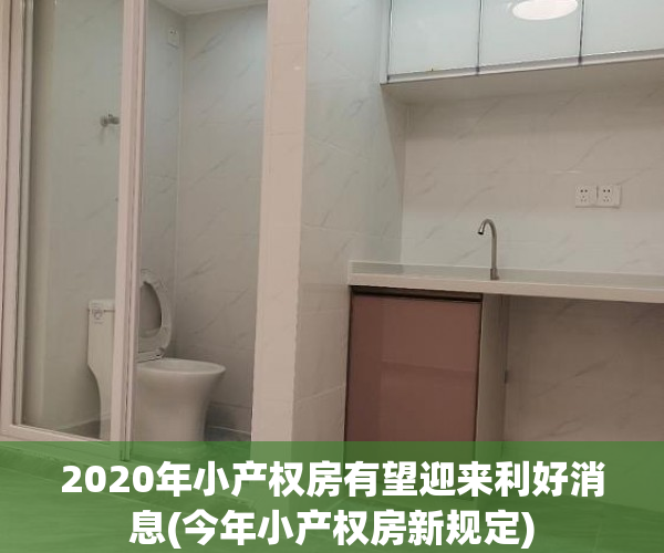 2020年小产权房有望迎来利好消息(今年小产权房新规定)