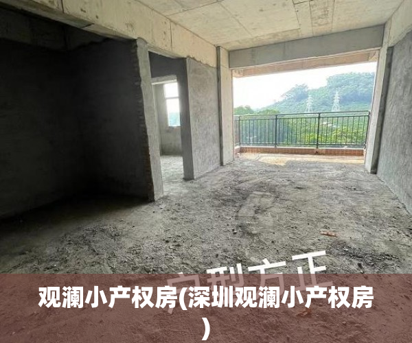 观澜小产权房(深圳观澜小产权房) 观澜小产权房(深圳观澜小产权房)