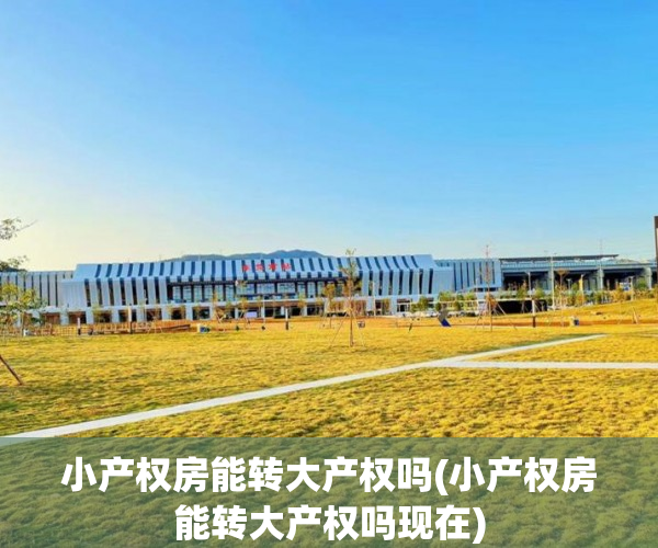 小产权房能转大产权吗(小产权房能转大产权吗现在) 小产权房能转大产权吗(小产权房能转大产权吗现在)