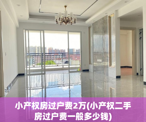 小产权房过户费2万(小产权二手房过户费一般多少钱)
