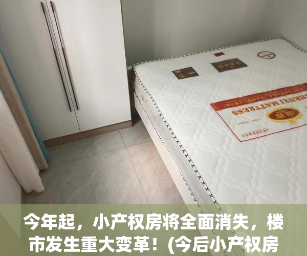 今年起，小产权房将全面消失，楼市发生重大变革！(今后小产权房将何去何从?)