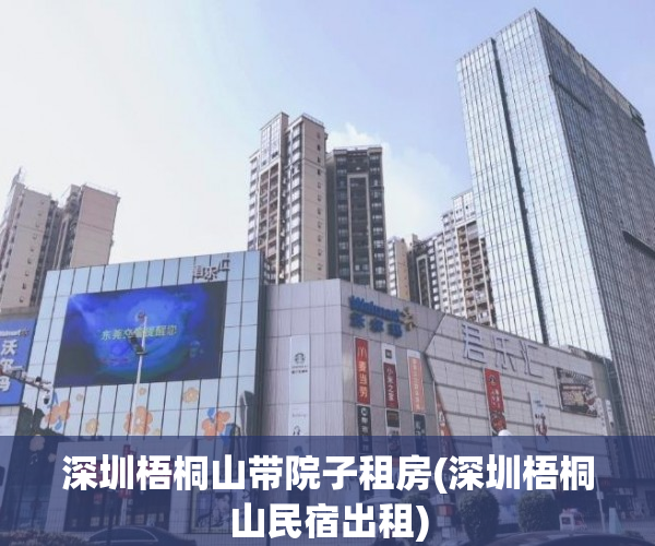深圳梧桐山带院子租房(深圳梧桐山民宿出租)